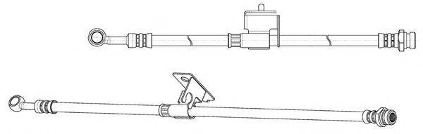 Тормозной шланг CEF 512840