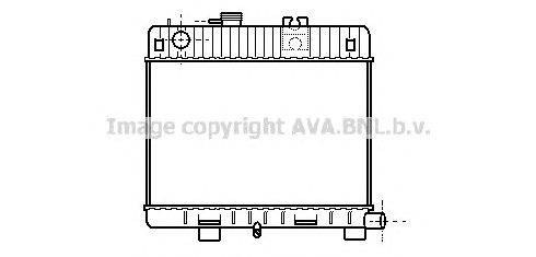Радиатор, охлаждение двигателя PRASCO BW2111