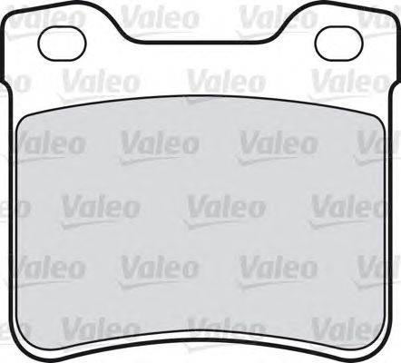 Комплект тормозных колодок, дисковый тормоз VALEO 21572