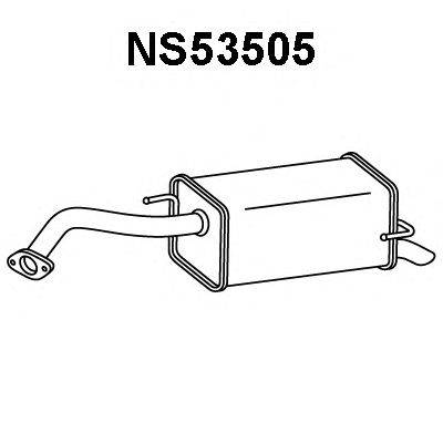 Глушитель выхлопных газов конечный VENEPORTE NS53505