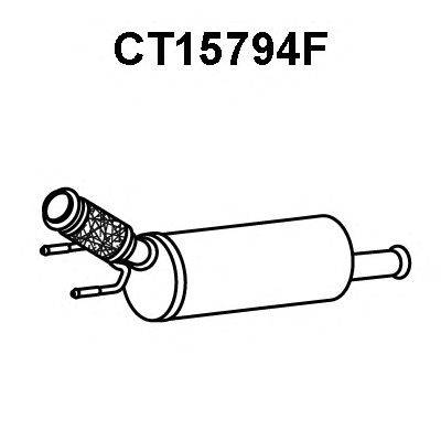 Сажевый / частичный фильтр, система выхлопа ОГ VENEPORTE CT15794F