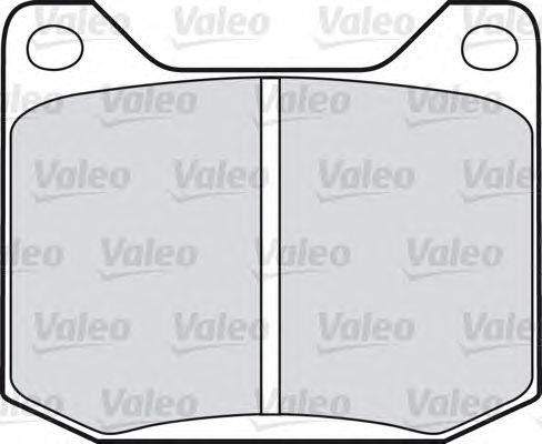 Комплект тормозных колодок, дисковый тормоз VALEO 20146