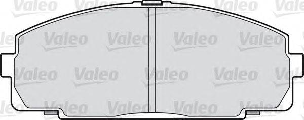 Комплект тормозных колодок, дисковый тормоз VALEO 598947