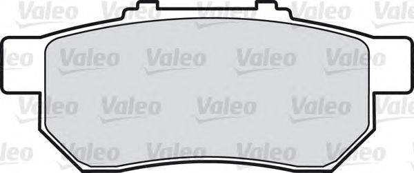 Комплект тормозных колодок, дисковый тормоз VALEO 598437