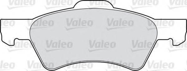 Комплект тормозных колодок, дисковый тормоз VALEO 598415