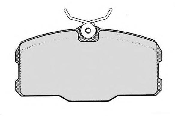 Комплект тормозных колодок, дисковый тормоз RAICAM 14080