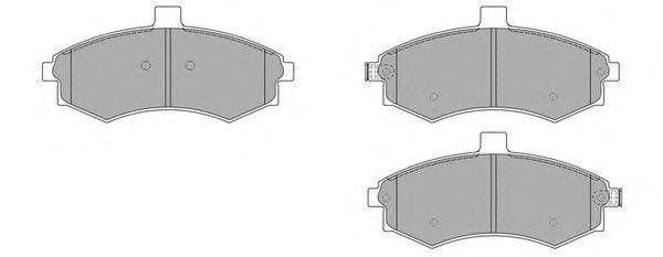 Комплект тормозных колодок, дисковый тормоз FREMAX FBP-1622