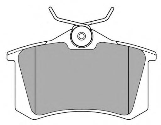 Комплект тормозных колодок, дисковый тормоз FREMAX FBP-0575