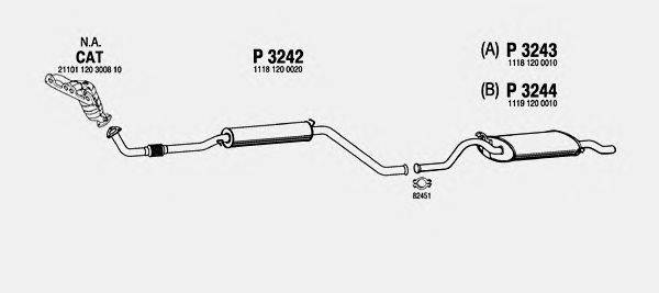 Система выпуска ОГ FENNO LA705