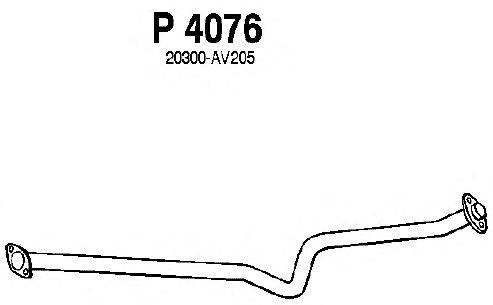 Труба выхлопного газа FENNO P4076
