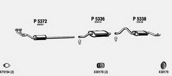 Система выпуска ОГ FENNO SA029