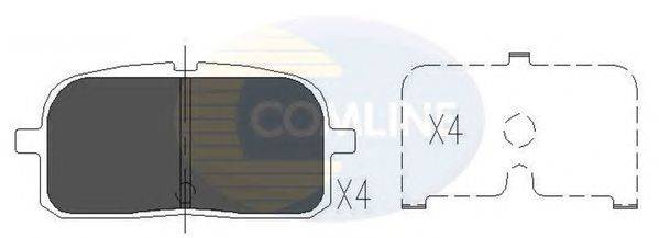 Комплект тормозных колодок, дисковый тормоз COMLINE CBP11539