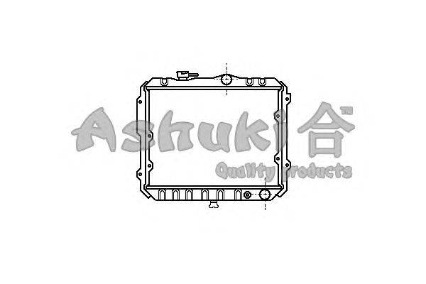 Радиатор, охлаждение двигателя ASHUKI C554-01