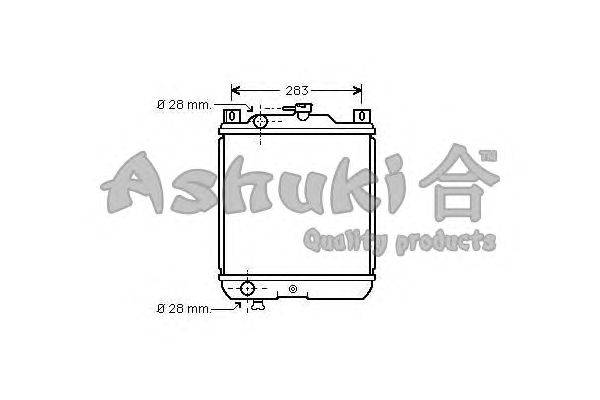 Радиатор, охлаждение двигателя ASHUKI K452-05