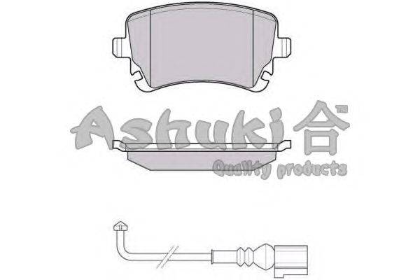 Комплект тормозных колодок, дисковый тормоз ASHUKI QV045-07