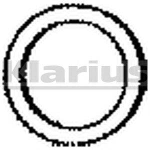 Уплотнительное кольцо, труба выхлопного газа KLARIUS 410213