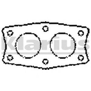 Прокладка, труба выхлопного газа KLARIUS 410325