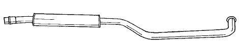 Предглушитель выхлопных газов SIGAM 20306