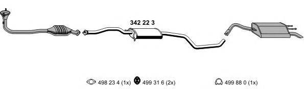 Система выпуска ОГ ERNST 030279