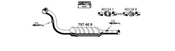Система выпуска ОГ ERNST 090230