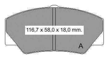 Комплект тормозных колодок, дисковый тормоз VEMA 833170