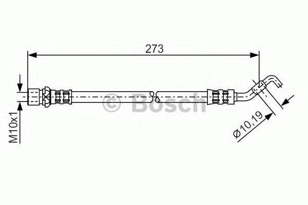 Тормозной шланг BOSCH 1 987 476 270