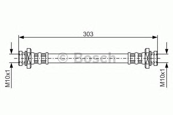 Тормозной шланг BOSCH 1 987 476 436