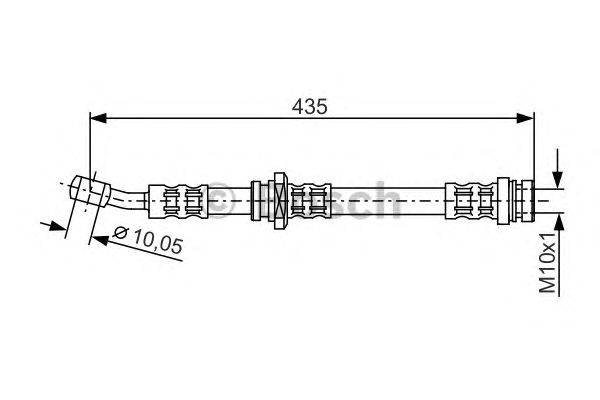 Тормозной шланг BOSCH 1 987 481 024