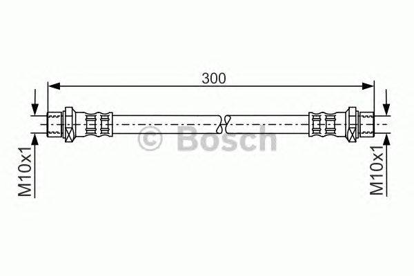 Тормозной шланг BOSCH 1 987 481 141