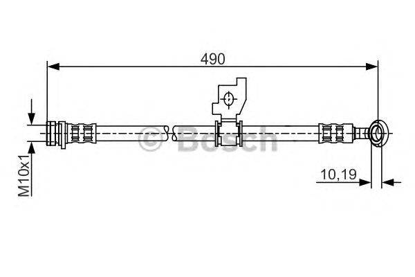 Тормозной шланг BOSCH 1987481206