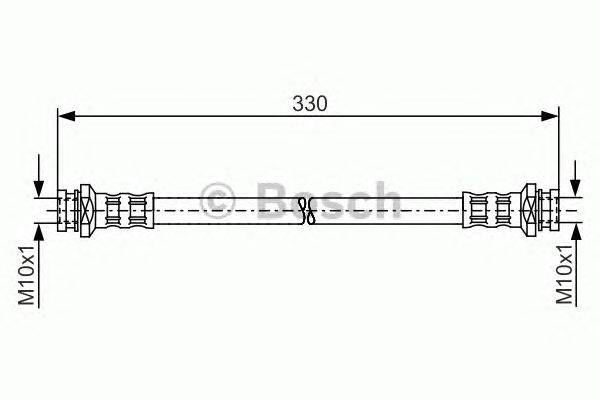 Тормозной шланг BOSCH 1 987 481 252