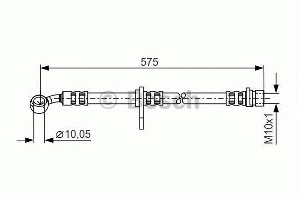 Тормозной шланг BOSCH 1 987 481 297