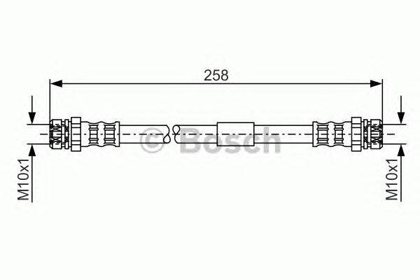 BOSCH (НОМЕР: 1 987 481 369) Тормозной шланг