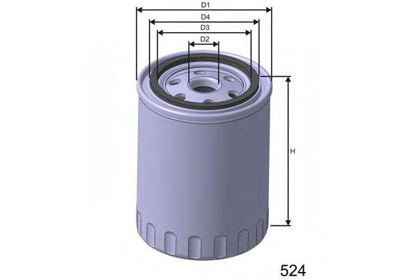 Масляный фильтр MISFAT Z618
