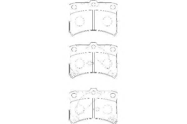 Комплект тормозных колодок, дисковый тормоз WAGNER WBP23494A