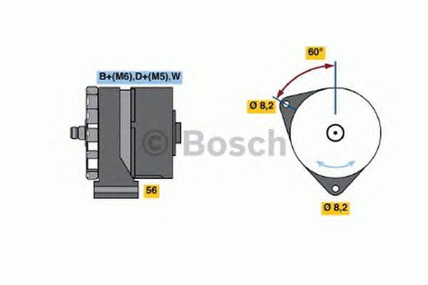 Генератор BOSCH 3789