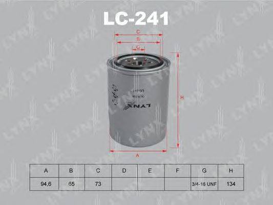Масляный фильтр LYNXauto LC241