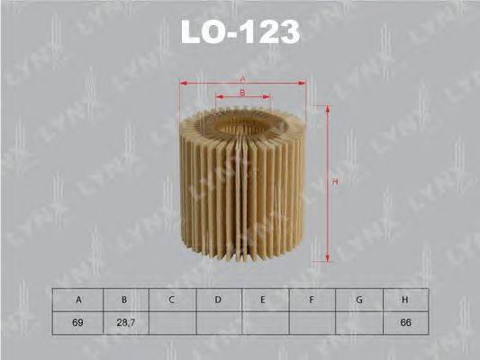 Масляный фильтр LYNXauto LO-123