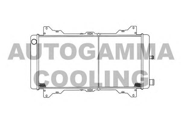 Радиатор, охлаждение двигателя AUTOGAMMA 100336