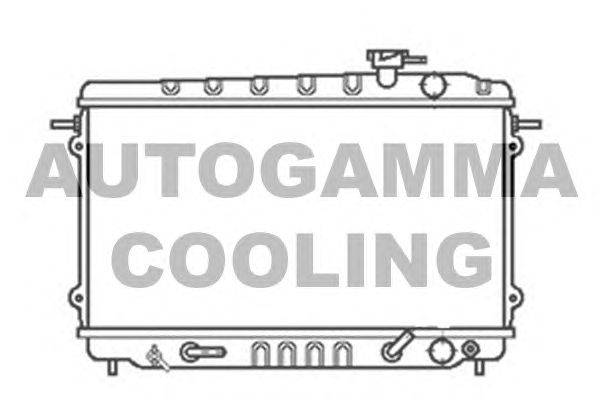 Радиатор, охлаждение двигателя AUTOGAMMA 100403