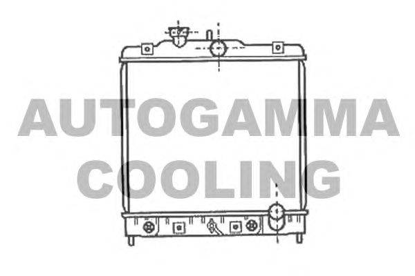 Радиатор, охлаждение двигателя AUTOGAMMA 102107