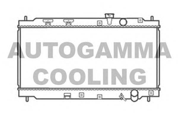 Радиатор, охлаждение двигателя AUTOGAMMA 102855