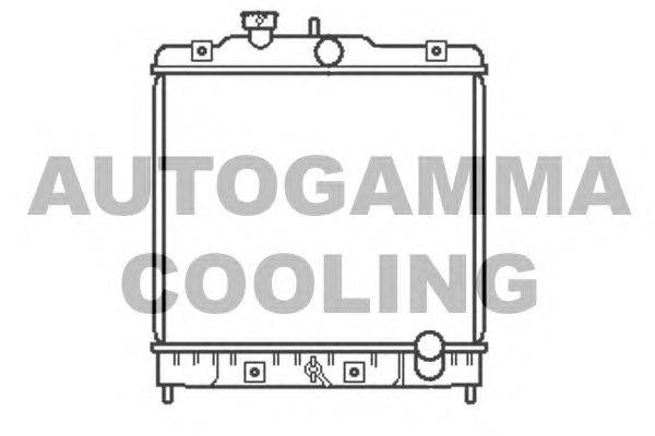Радиатор, охлаждение двигателя AUTOGAMMA 102911