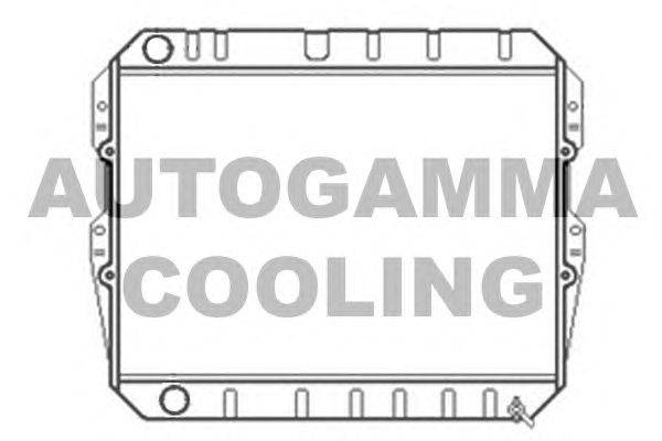Радиатор, охлаждение двигателя AUTOGAMMA 102974
