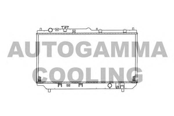 Радиатор, охлаждение двигателя AUTOGAMMA 103264