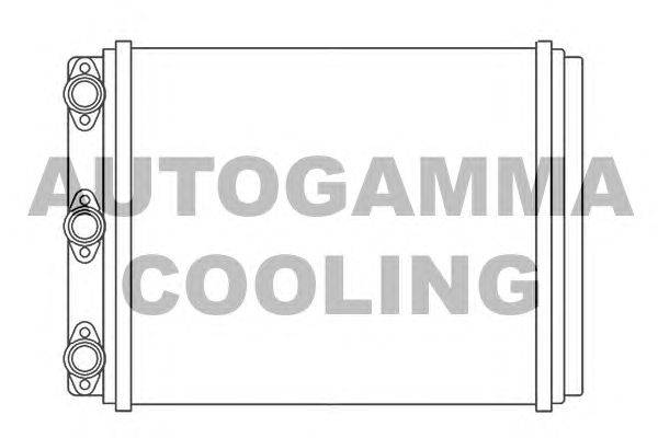 Теплообменник, отопление салона AUTOGAMMA 103446