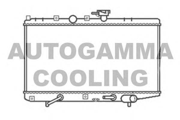 Радиатор, охлаждение двигателя AUTOGAMMA 103818