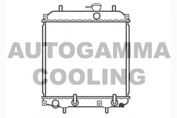 Радиатор, охлаждение двигателя AUTOGAMMA 104054