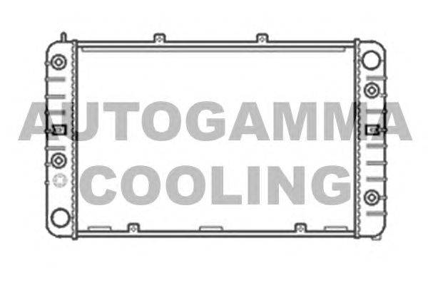Радиатор, охлаждение двигателя AUTOGAMMA 104185