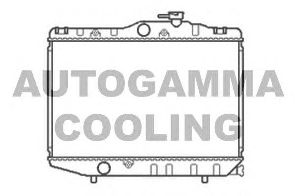 Радиатор, охлаждение двигателя AUTOGAMMA 104746